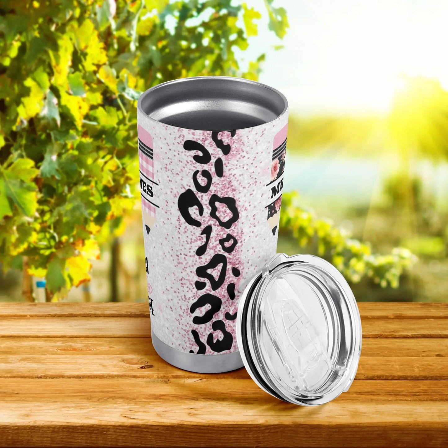 All Over Printing Stainless Steel 20oz Car Tumbler Personalized Gift