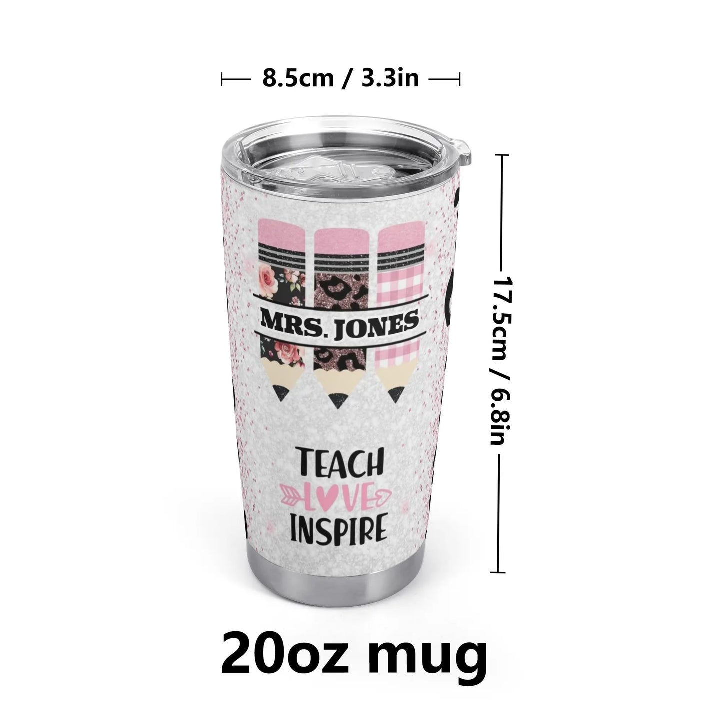 All Over Printing Stainless Steel 20oz Car Tumbler Personalized Gift