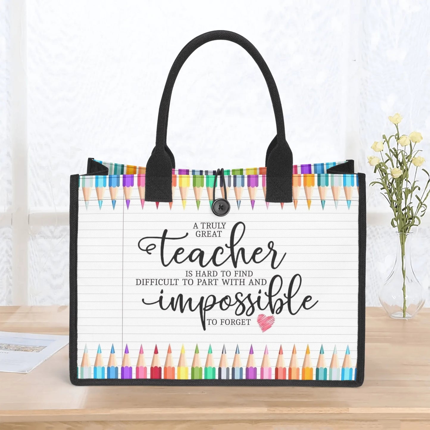 Premium All-Over Print Canvas Tote Bag(3 layers)