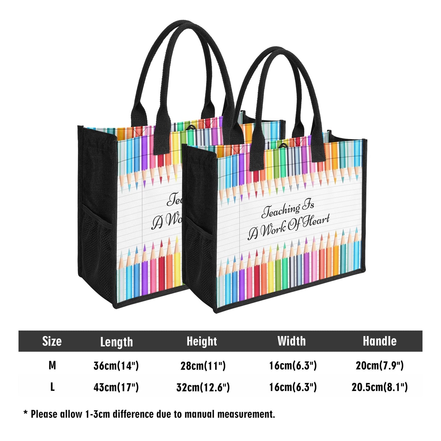 Premium All-Over Print Canvas Tote Bag(3 layers)
