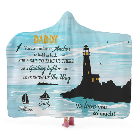 Personalized Wearable Hooded Blanket for Adult for Kids