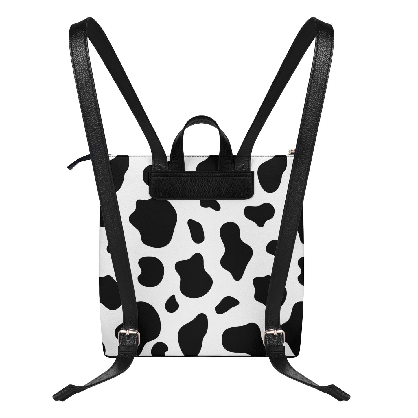 Womens PU Leather Leisure Backpack College Daypack and Top-Handle