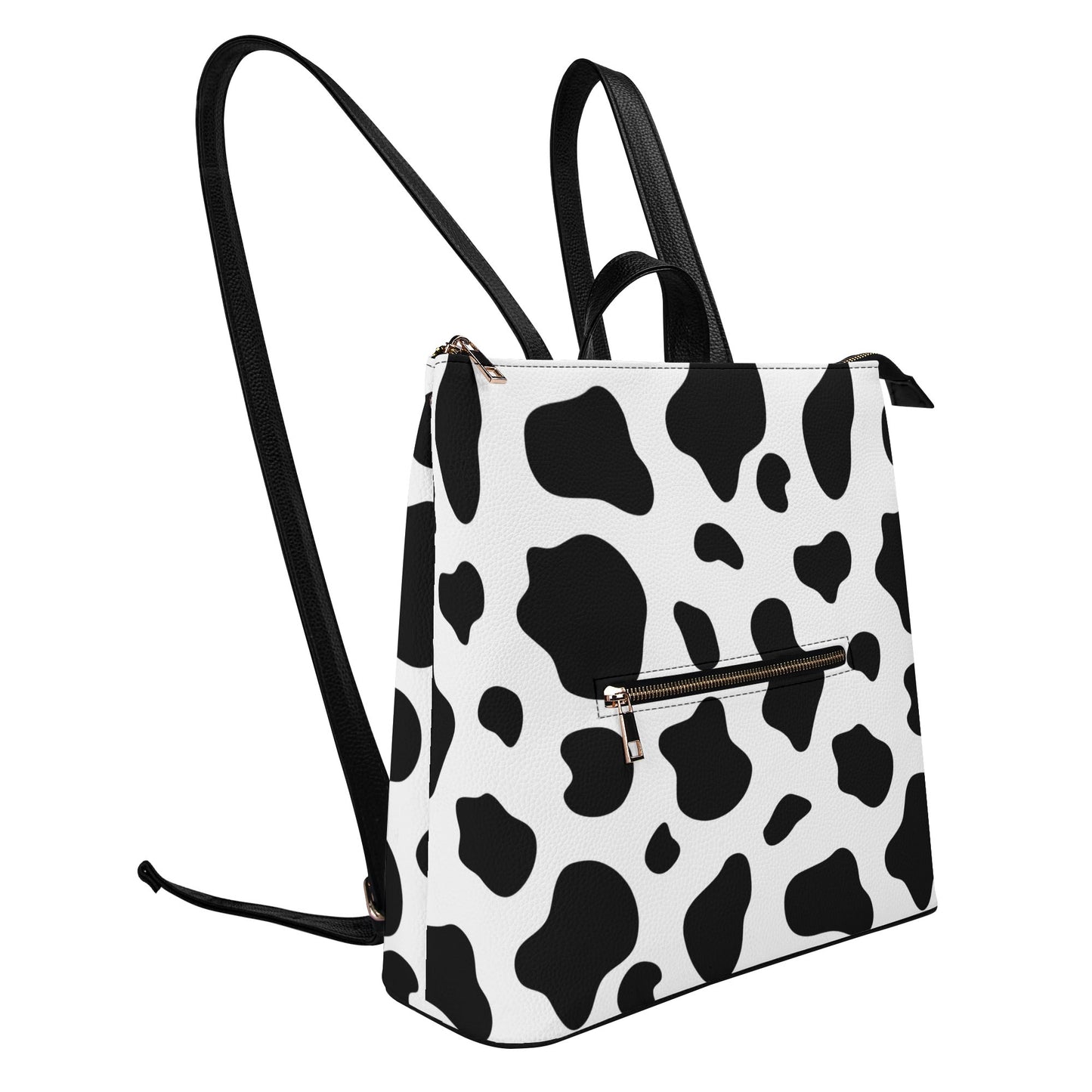 Womens PU Leather Leisure Backpack College Daypack and Top-Handle