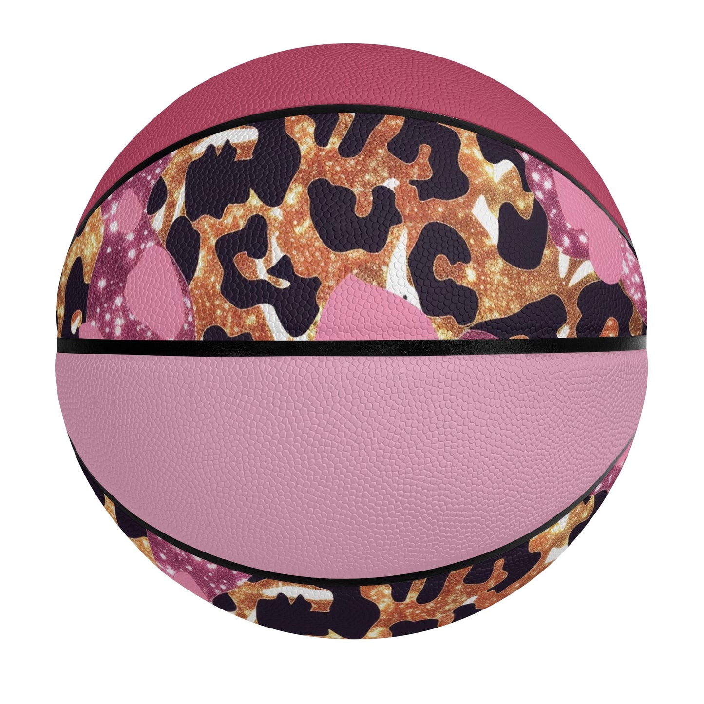Premium Leather Basketball Gift with Sports Teams Flags Country Icon