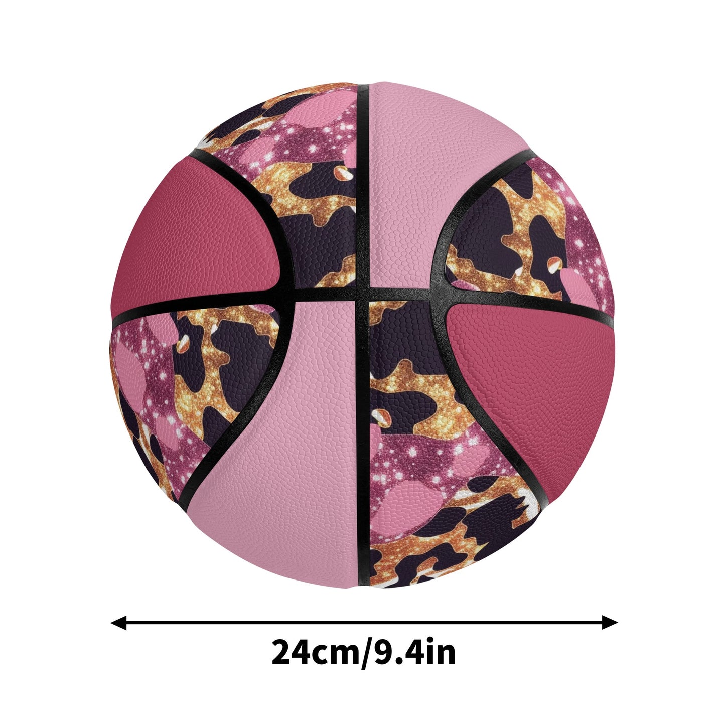 Premium Leather Basketball Gift with Sports Teams Flags Country Icon