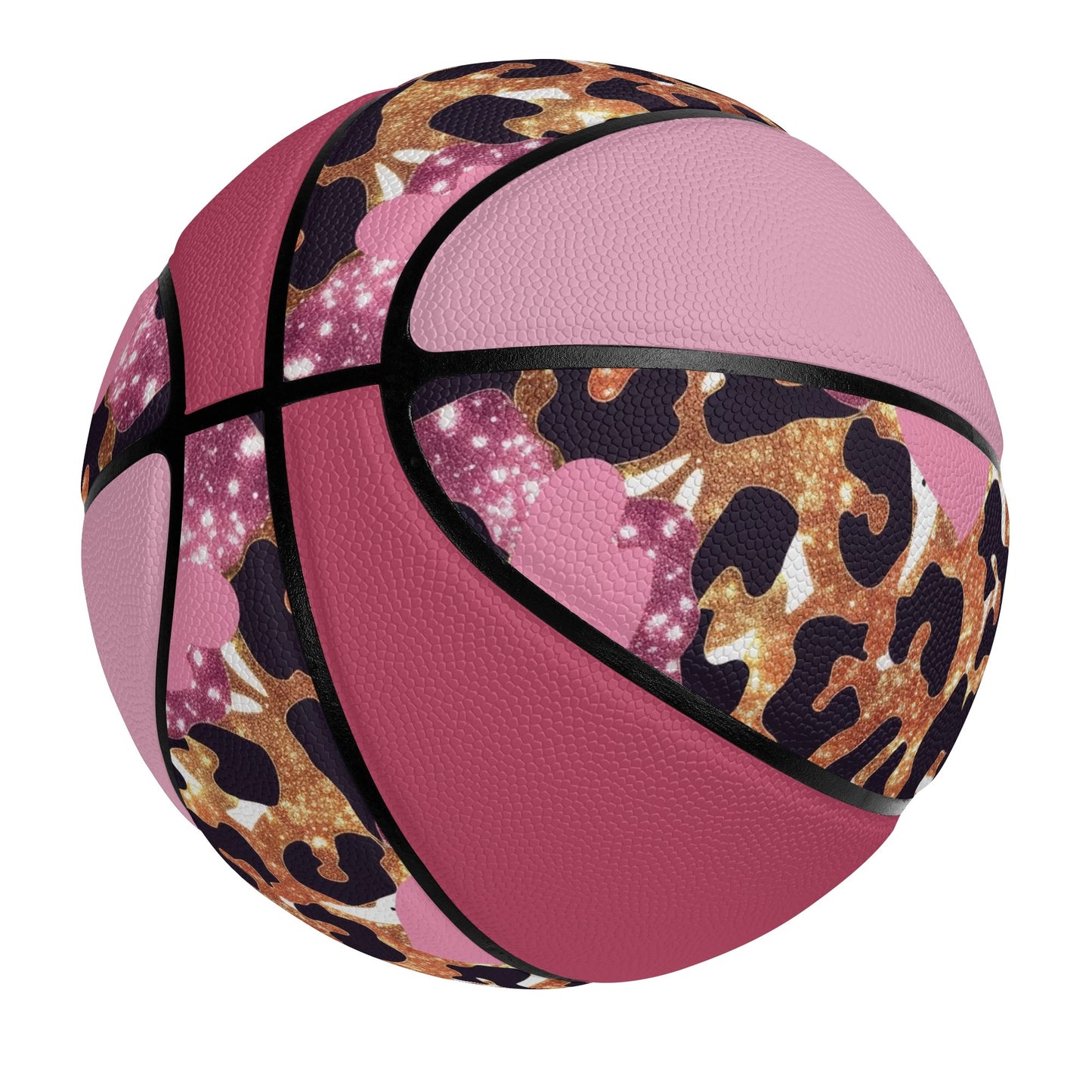 Premium Leather Basketball Gift with Sports Teams Flags Country Icon