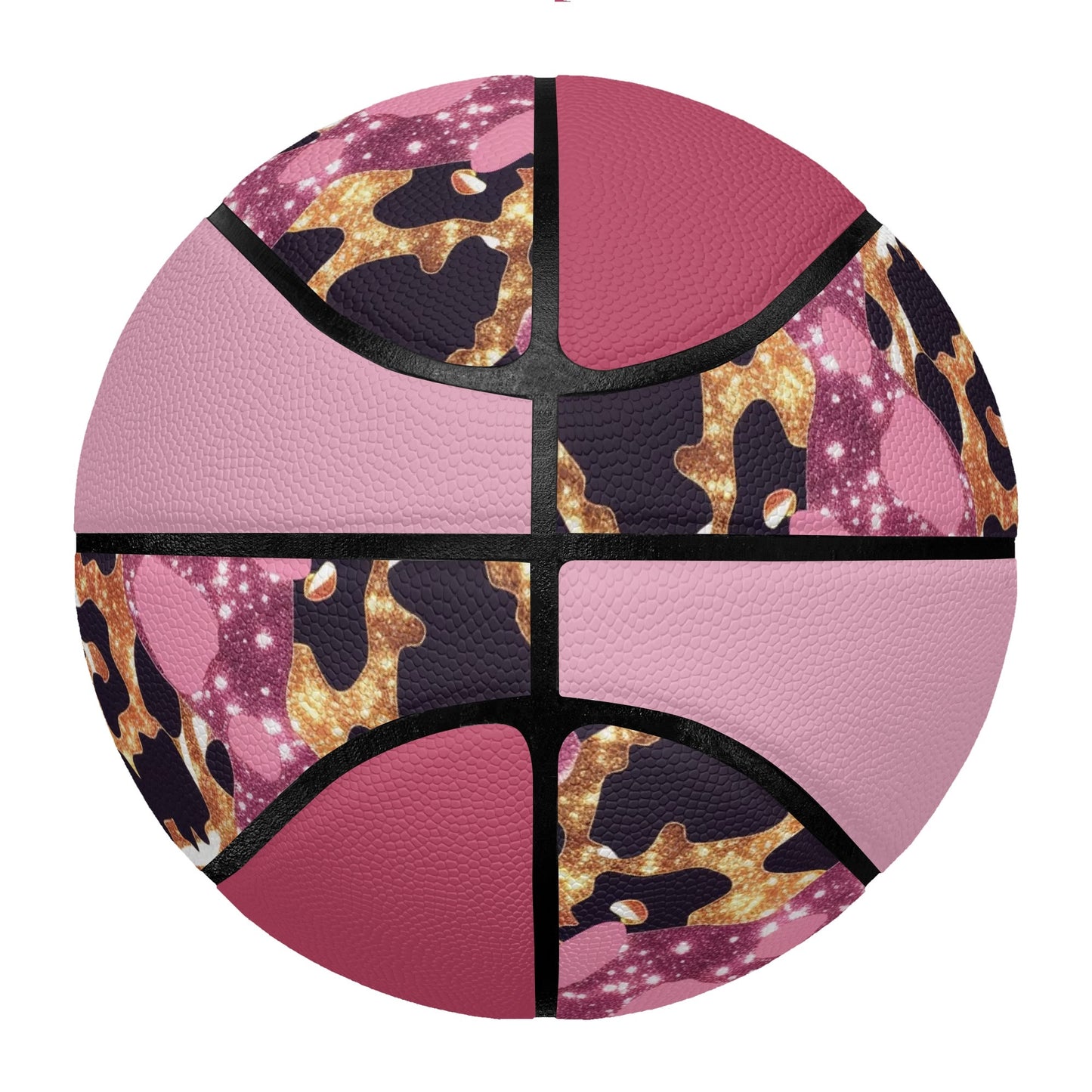 Premium Leather Basketball Gift with Sports Teams Flags Country Icon