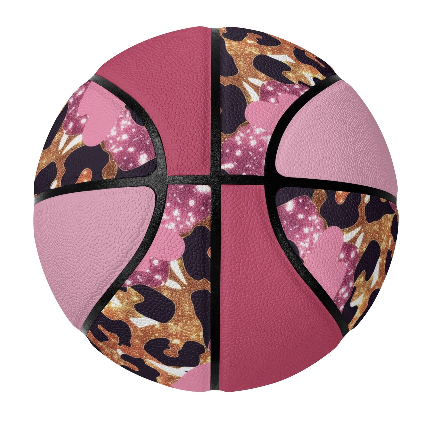 Premium Leather Basketball Gift with Sports Teams Flags Country Icon