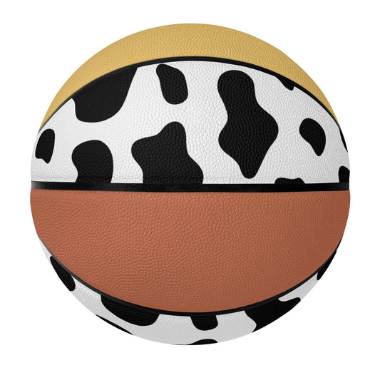 Premium Leather Basketball Gift with Sports Teams Flags Country Icon