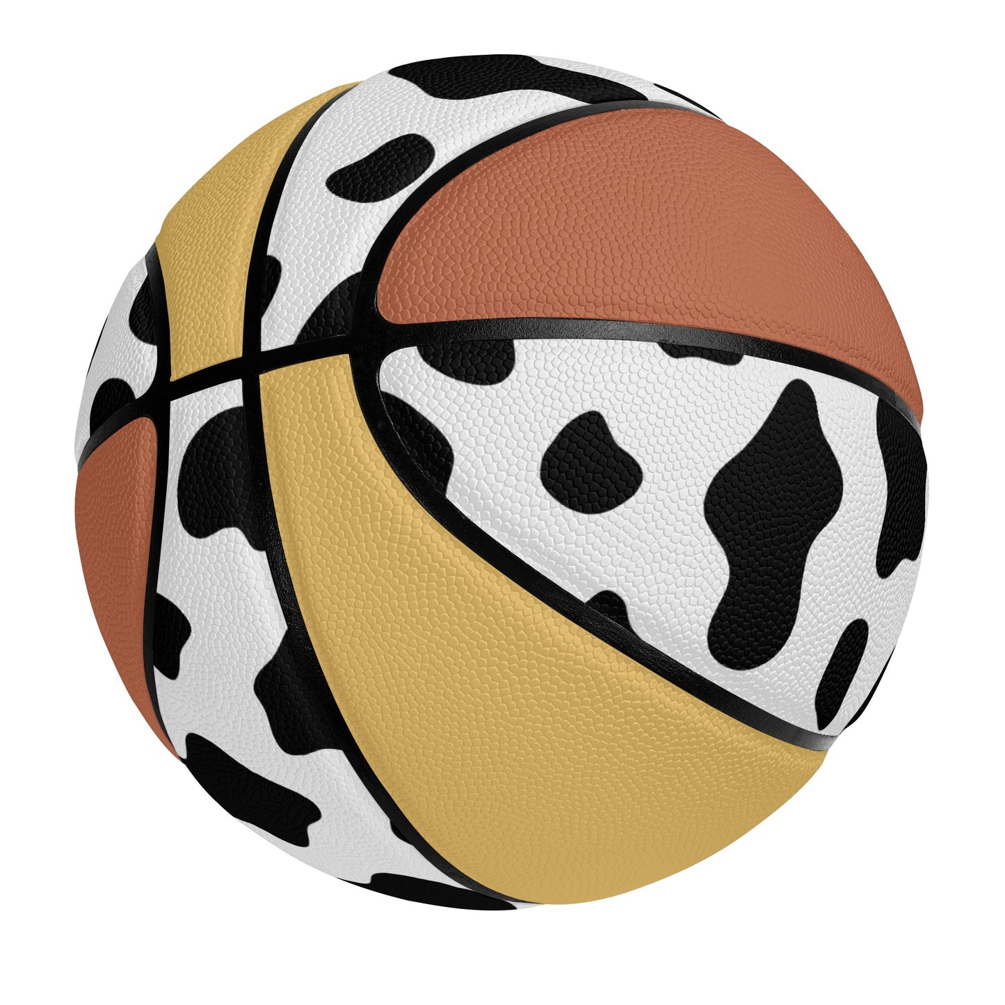 Premium Leather Basketball Gift with Sports Teams Flags Country Icon