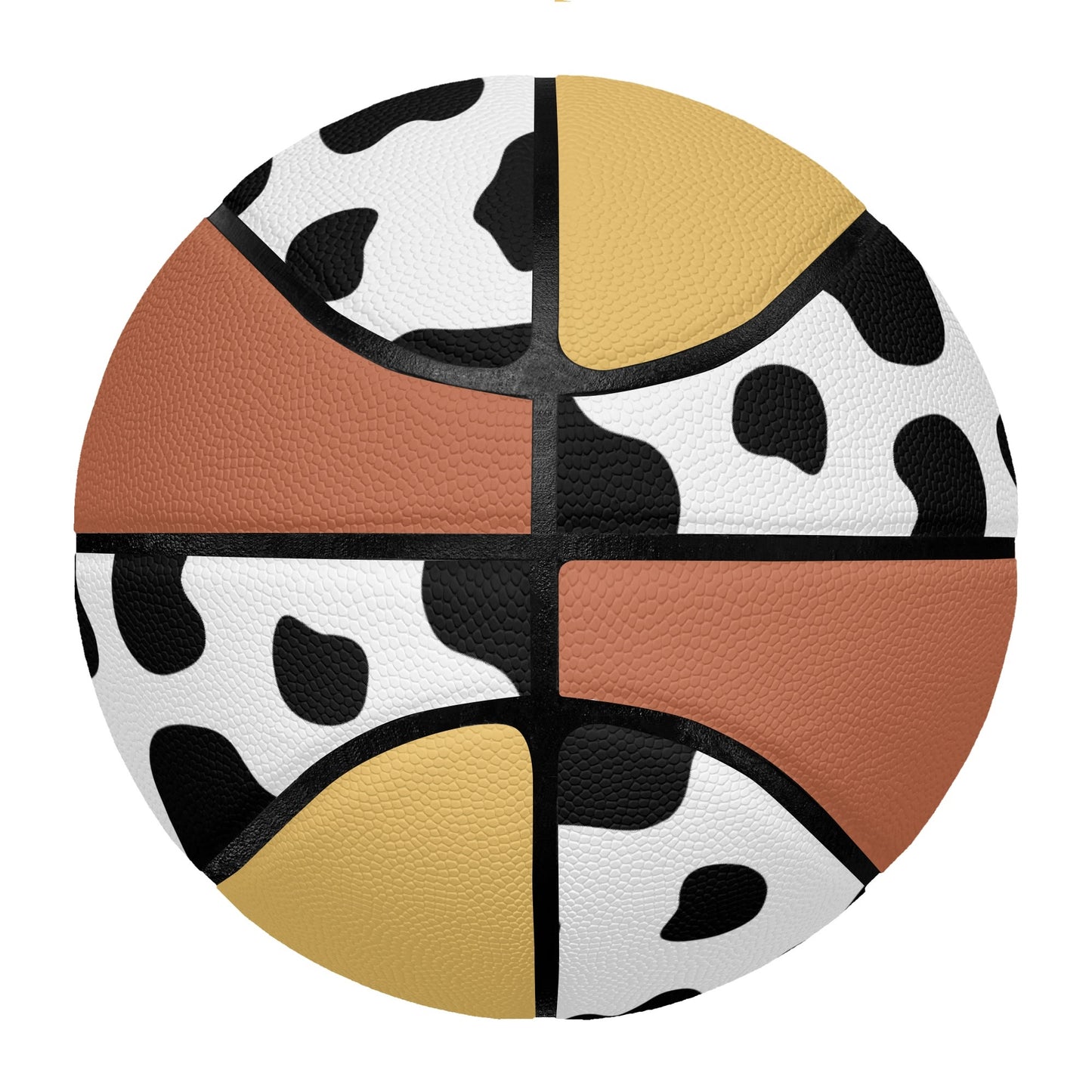 Premium Leather Basketball Gift with Sports Teams Flags Country Icon