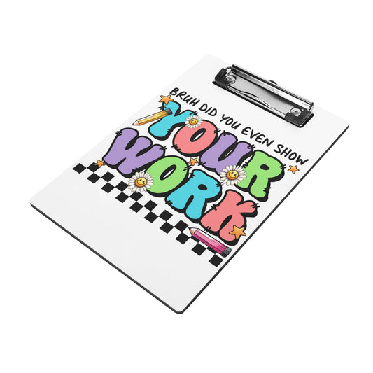 Hardboard Wood Clipboard (with clip)