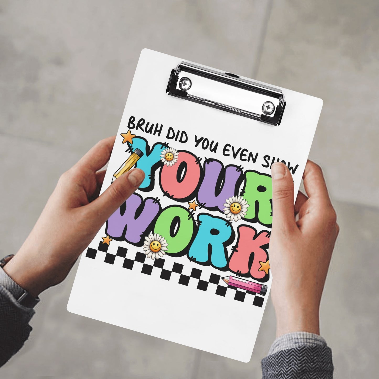Hardboard Wood Clipboard (with clip)