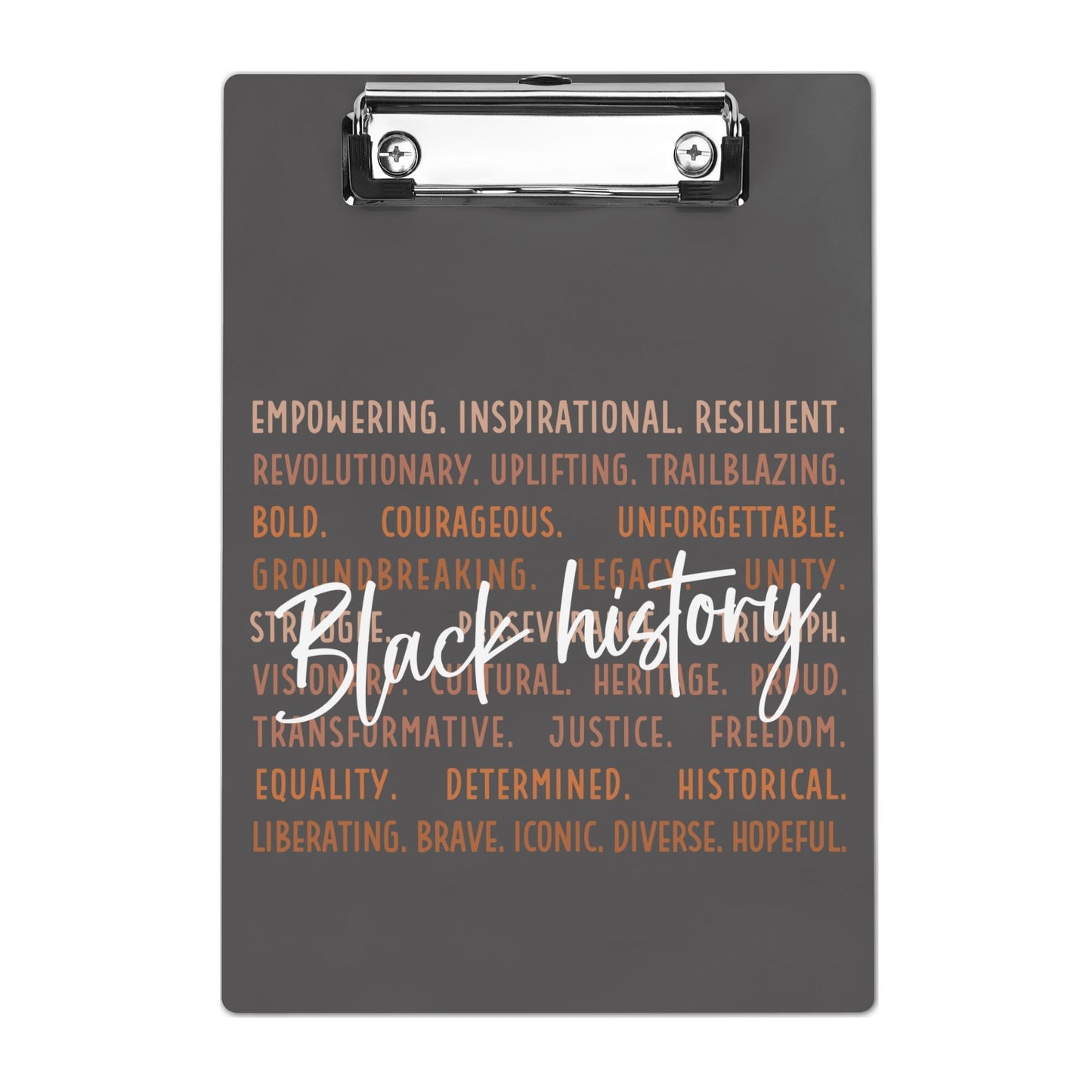 Hardboard Wood Clipboard (with clip)
