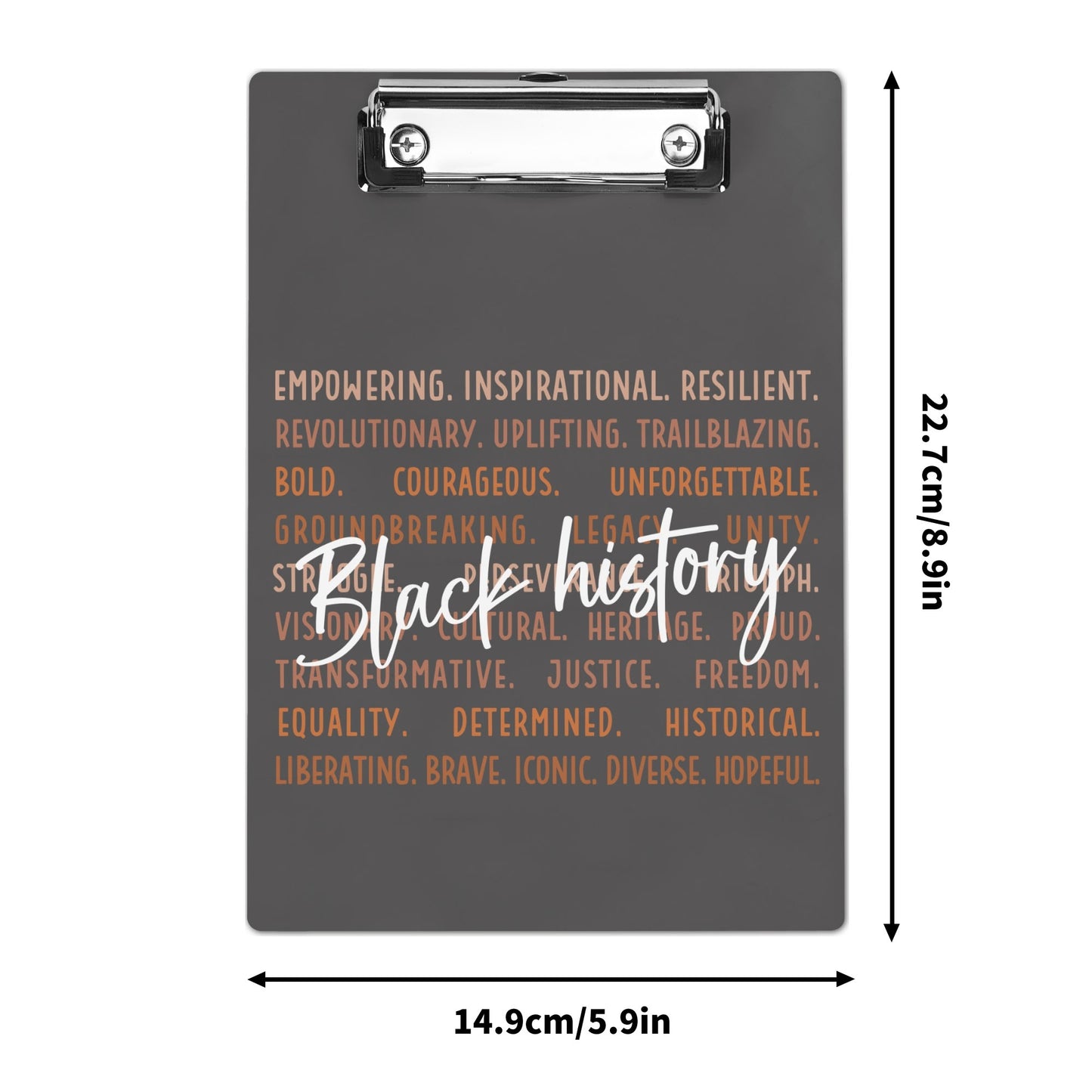 Hardboard Wood Clipboard (with clip)
