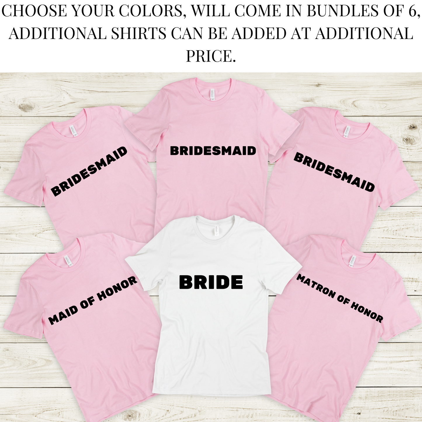 Crew T-Shirt Bundle of 6