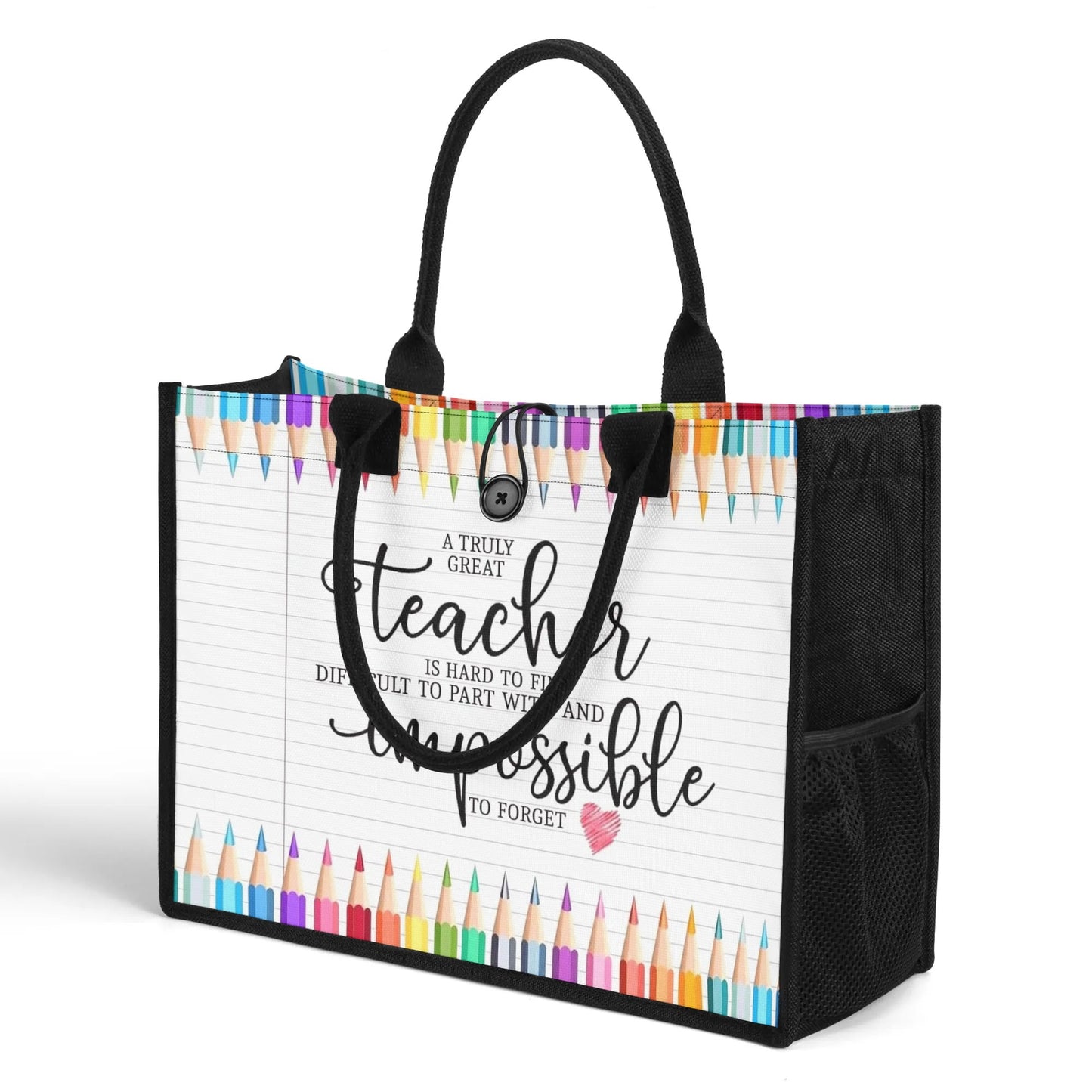 Premium All-Over Print Canvas Tote Bag（3 layers）