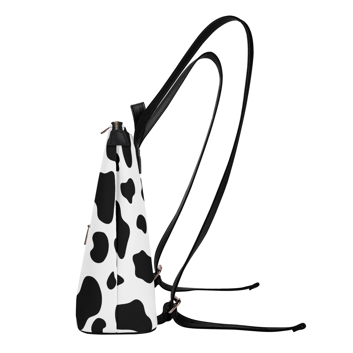 Womens PU Leather Leisure Backpack College Daypack and Top-Handle