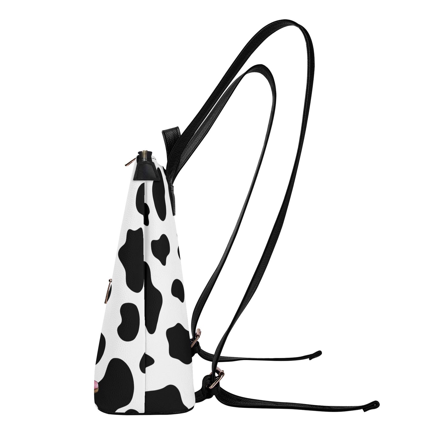 Womens PU Leather Leisure Backpack College Daypack and Top-Handle