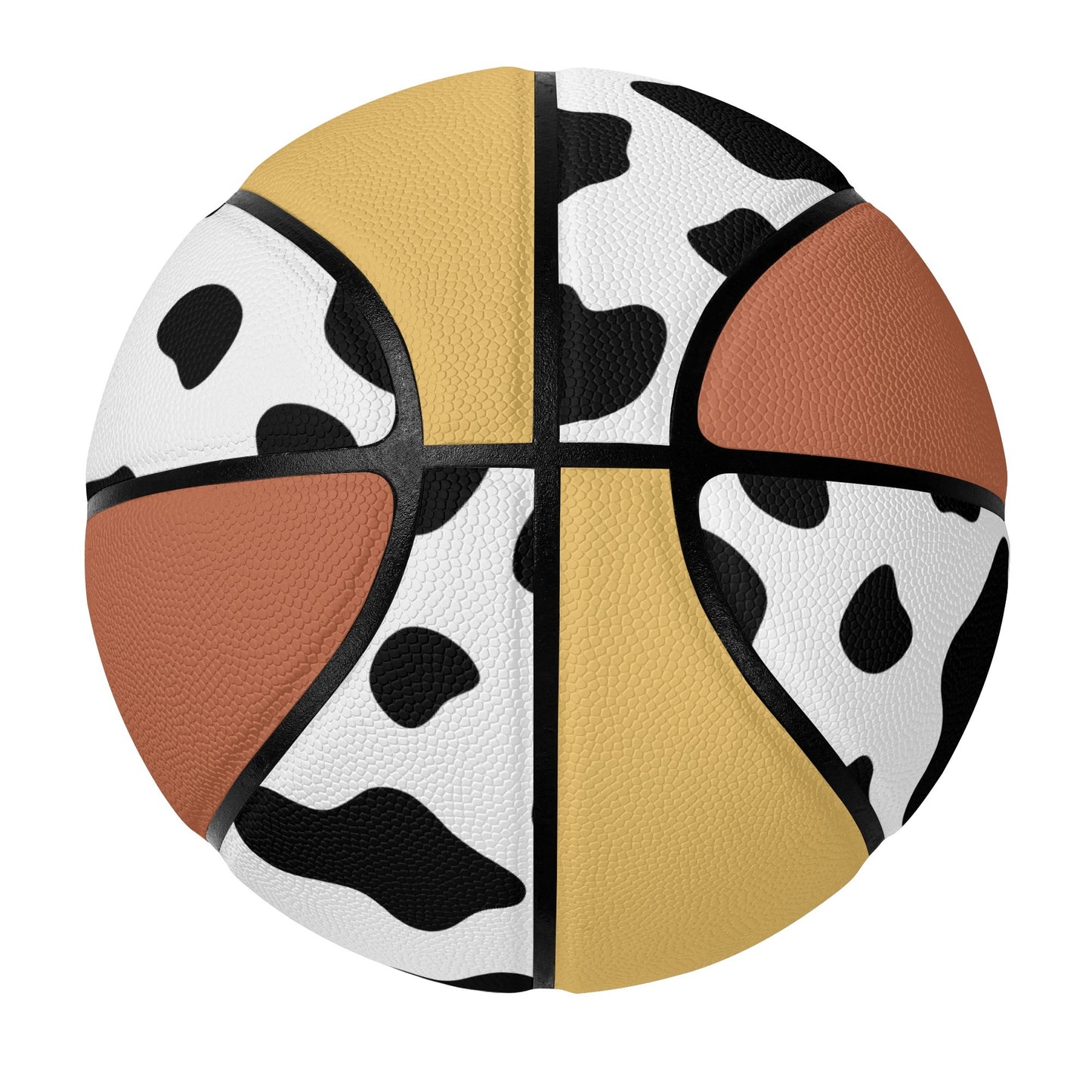 Premium Leather Basketball Gift with Sports Teams Flags Country Icon